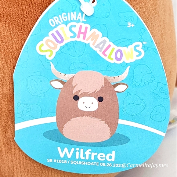🇨🇦 WILFRED 🐮 Canada Excl. Highland Long Horn Cow Original Squishmallow NWT - Picture 3 of 8
